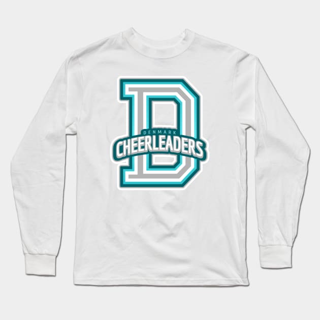 Denmark Cheerleader Long Sleeve T-Shirt by Tip Top Tee's